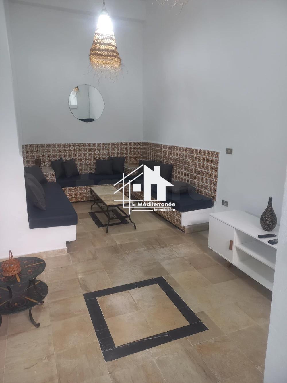 Appartement RDC s+2 meublée  à Ezzahra