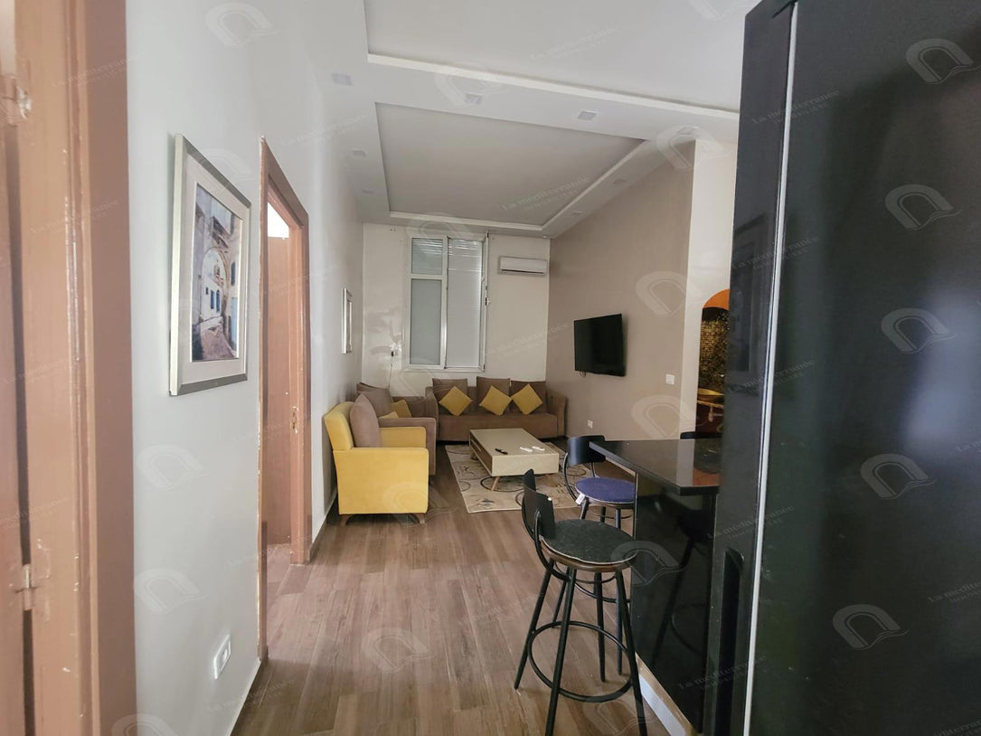 A louer appartement S+2 meublé  au avenue de carthage