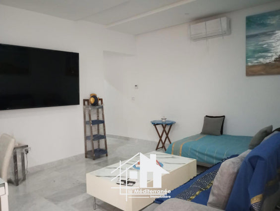 A louer un appartement S+2 meublé à Jardin de Carthage