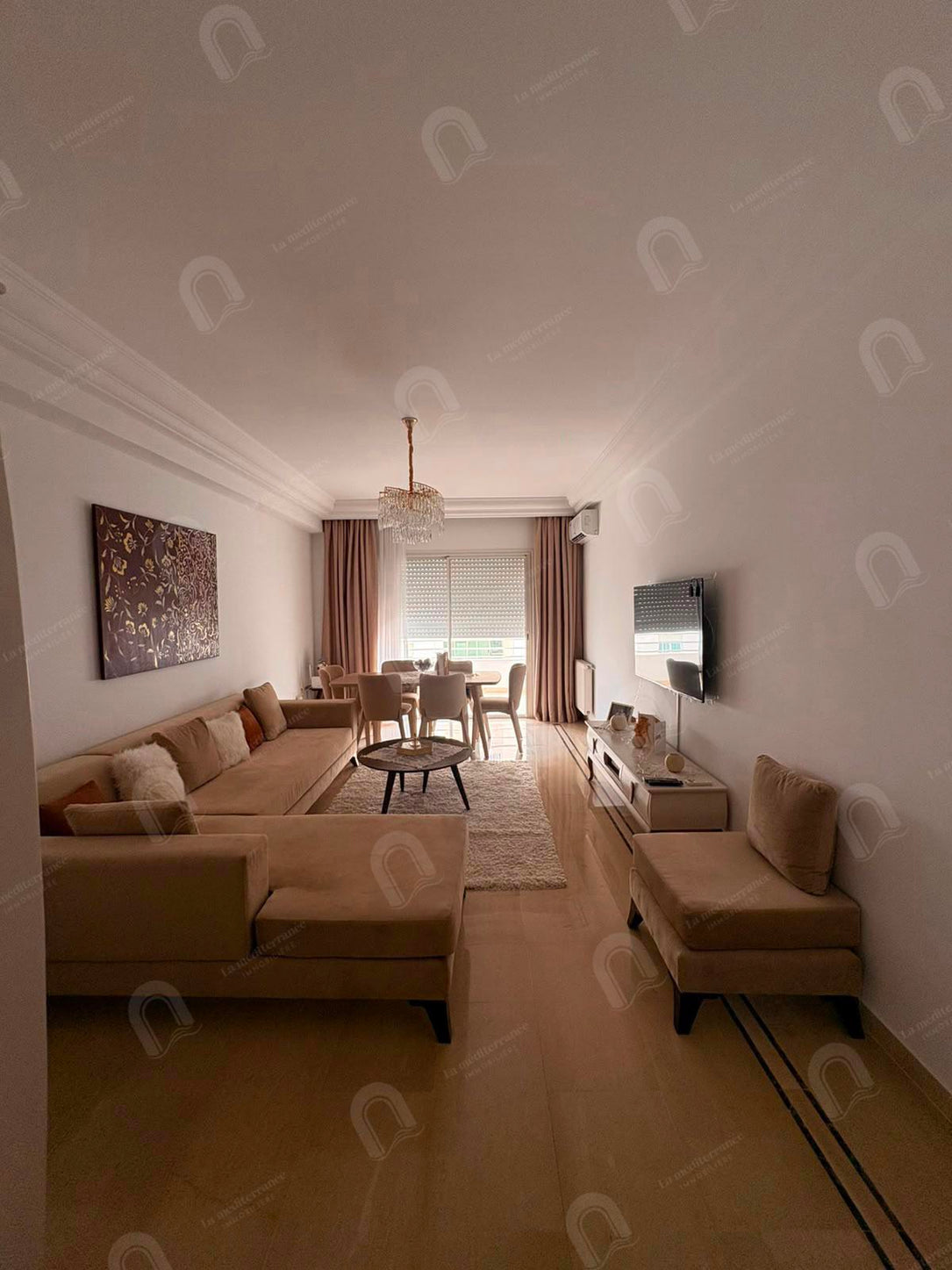 A louer un appartement s+2 à jardin d'el menzah 2