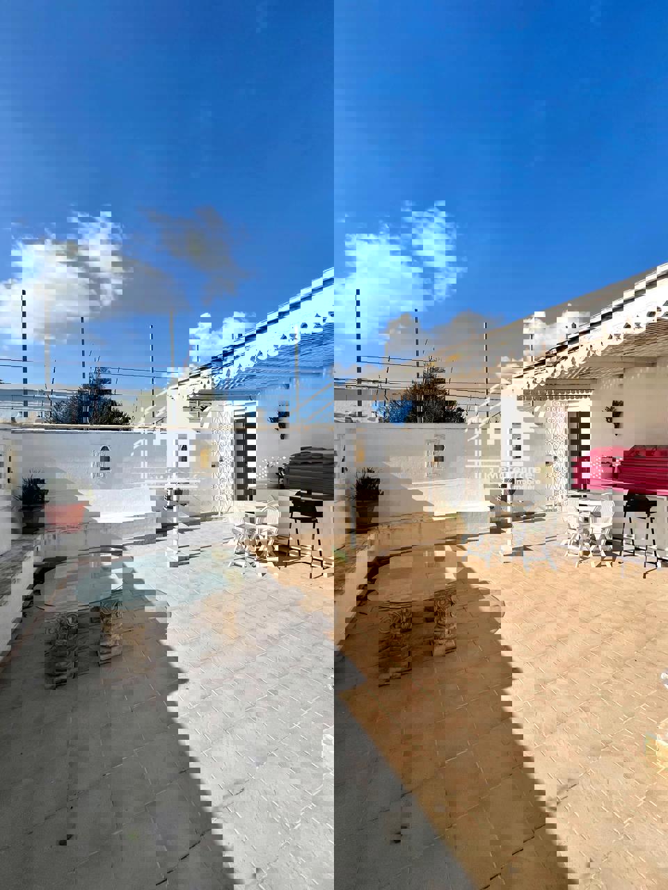 A louer duplex S+3 meublé avec piscine à Carthage