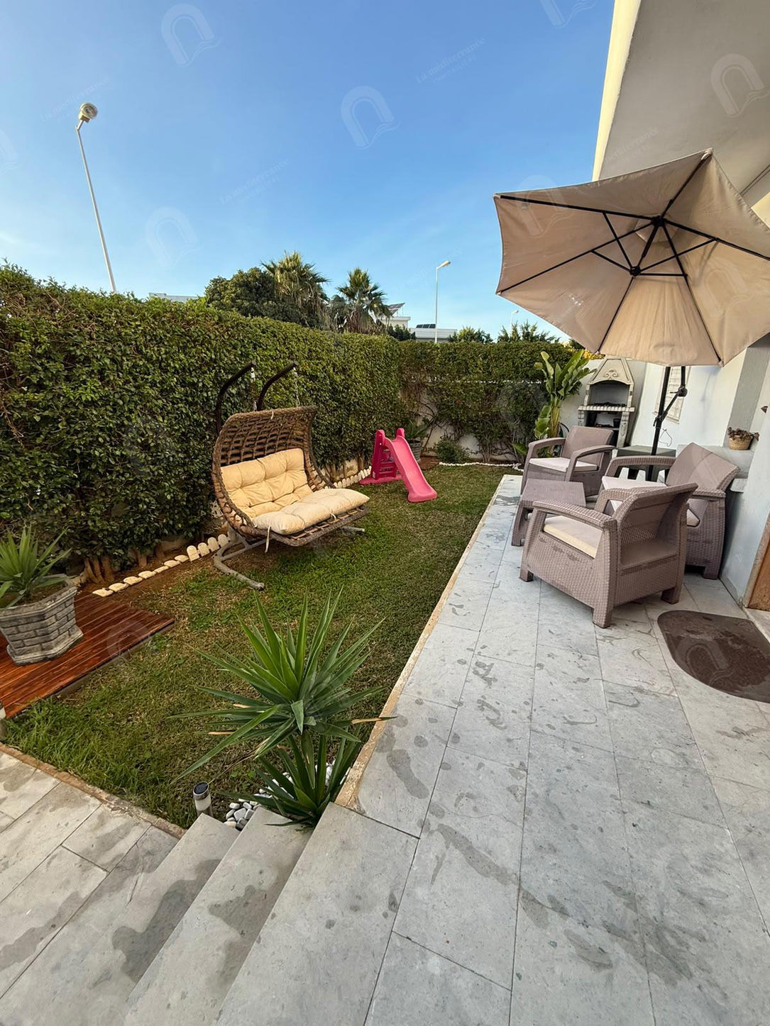 S+2 avec jardin a chotrana 1