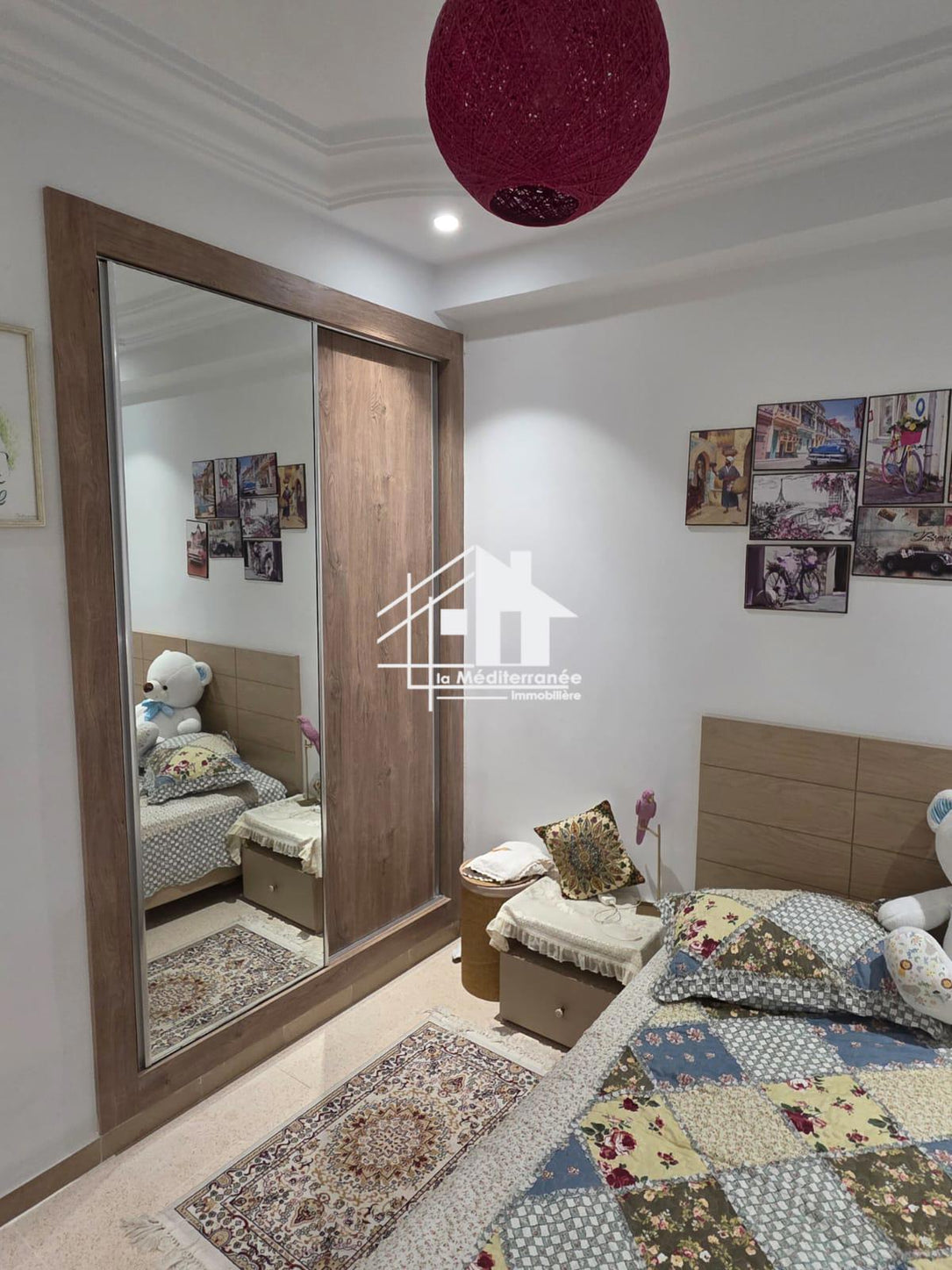 A vendre appartement S+3 à Cité El Waha à El Agba