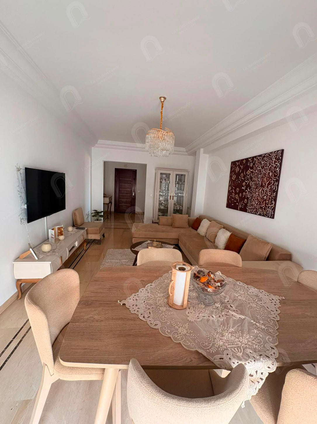 A louer un appartement s+2 à jardin d'el menzah 2