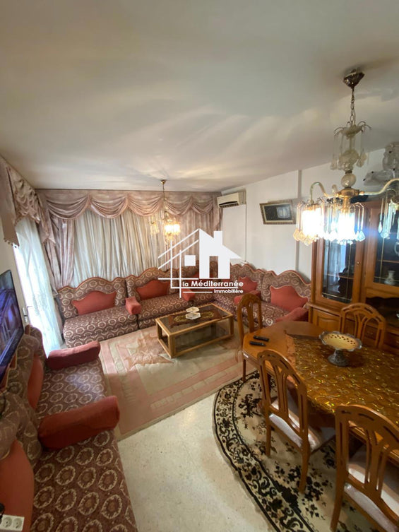 A louer appartement S+2 meublé au bardo