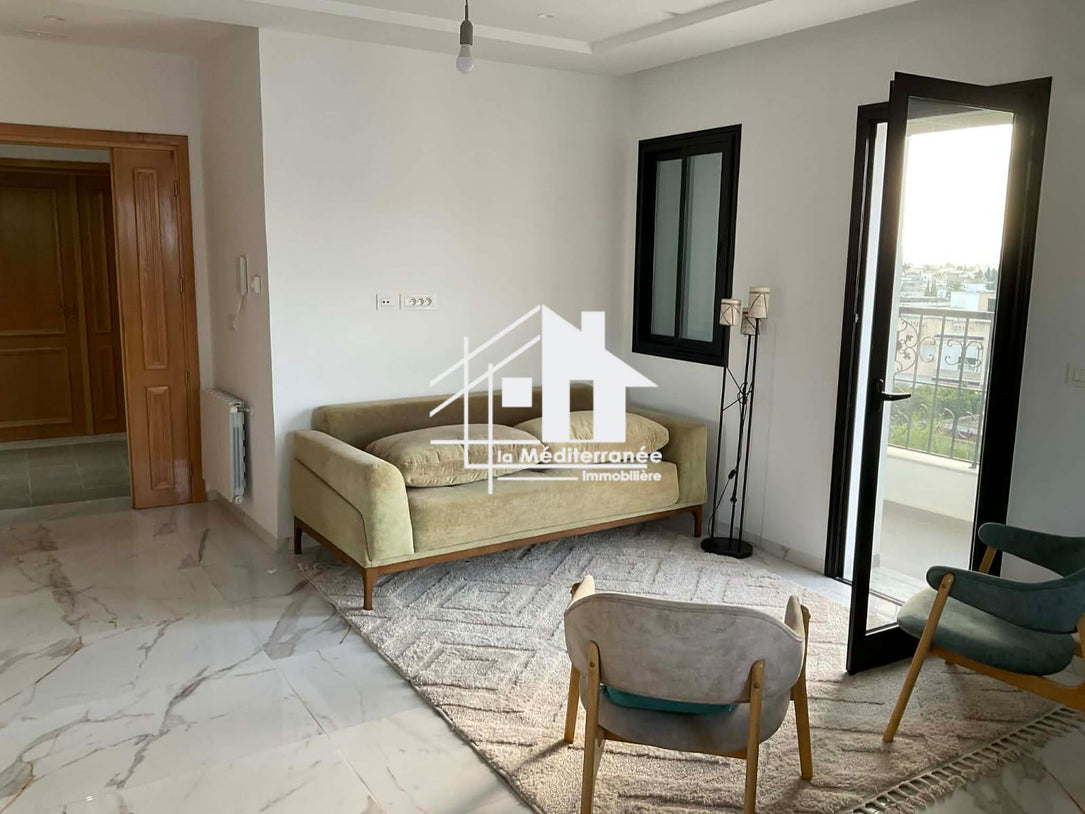 A louer appartement S+2 meublé Hst au bardo