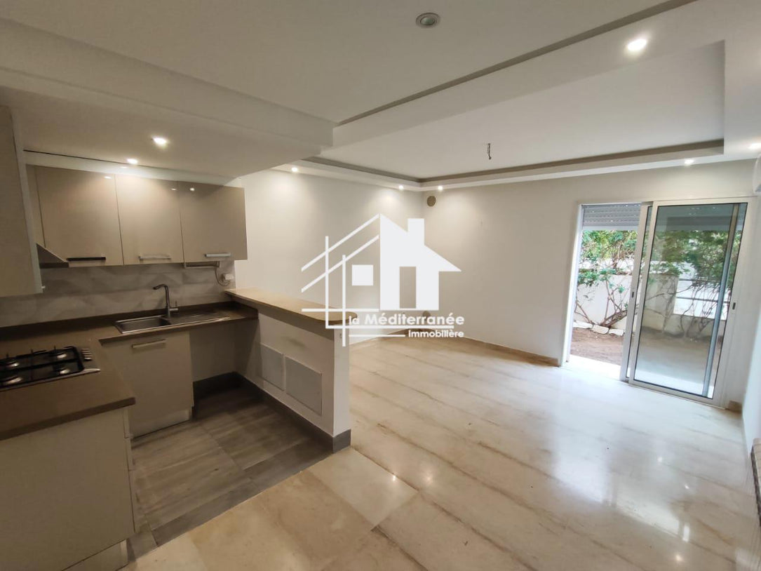 A louer un S+1 avec jardin à la Soukra