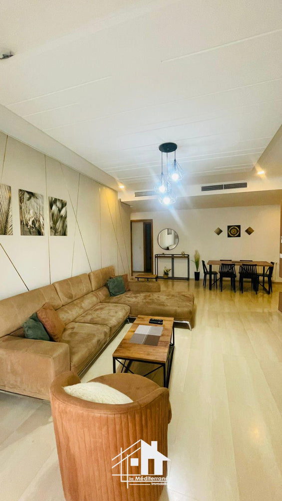 A louer un appartement S+2 meublé à Jardin de Carthage