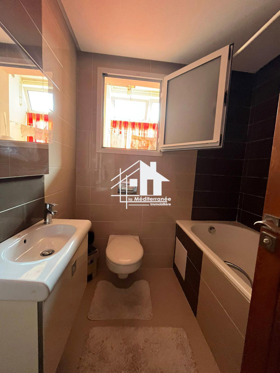 un appartement s+1 meublé à jardin de Carthage