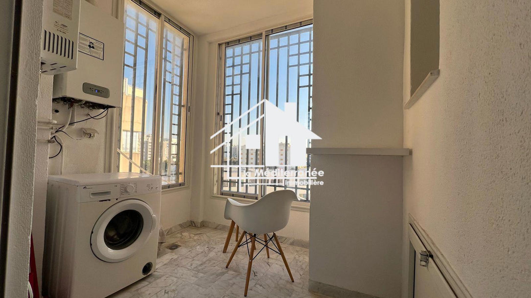 A louer un appartement en S+1 meublé à Jardins de Carthage