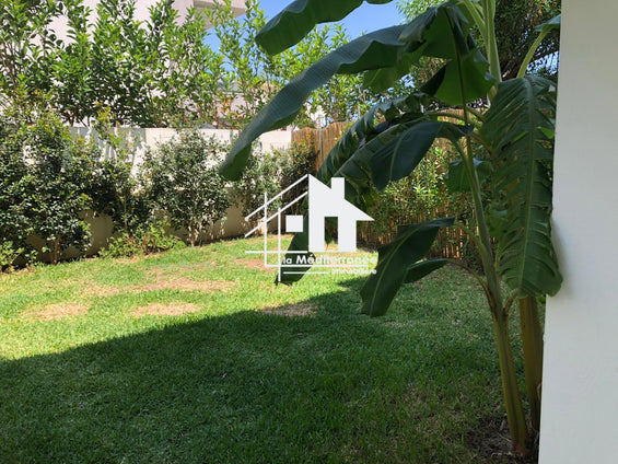 A louer S2 avec jardin à la soukra