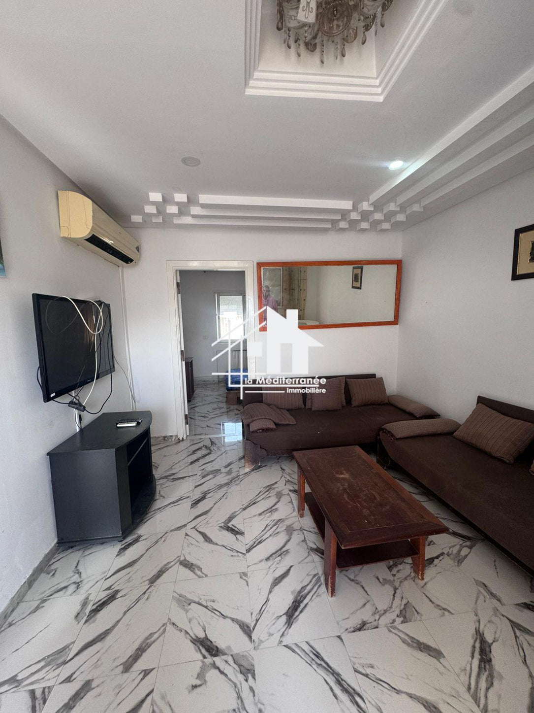 A louer appartement S+1 meublé à Ennasr