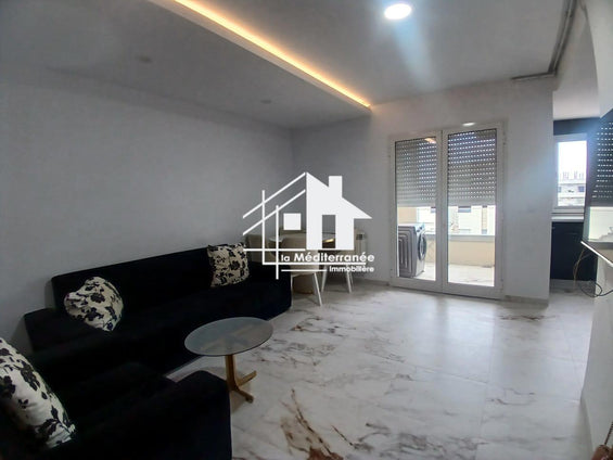 A louer appartement s+1 meublé à La Marsa