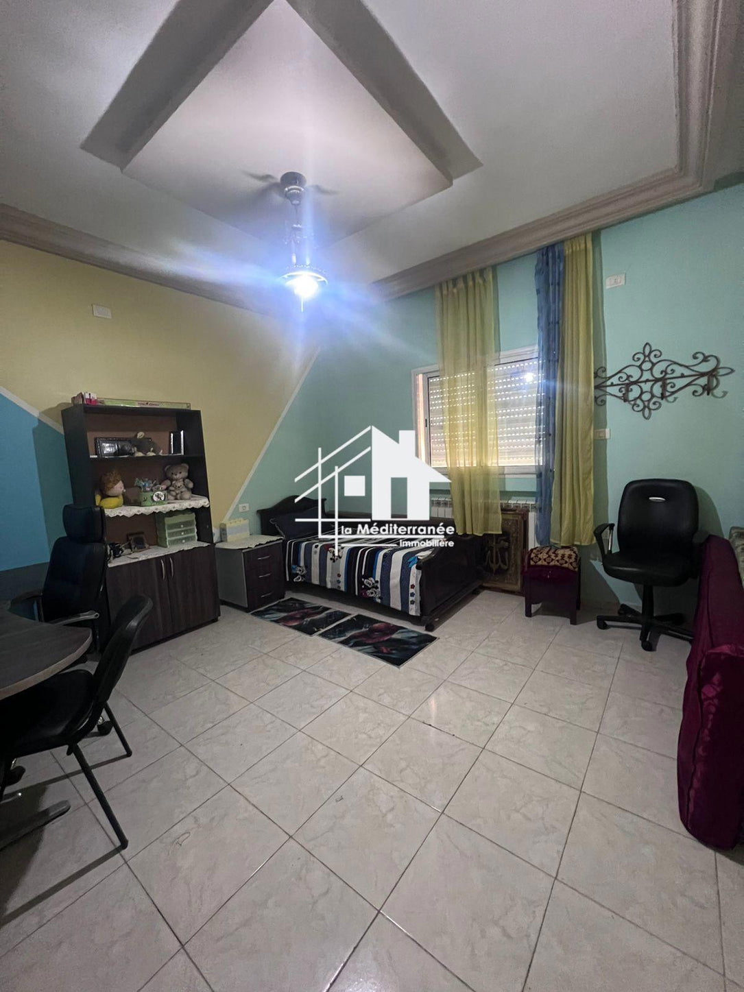A louer étage de villa S+2 Meublé au Bardo