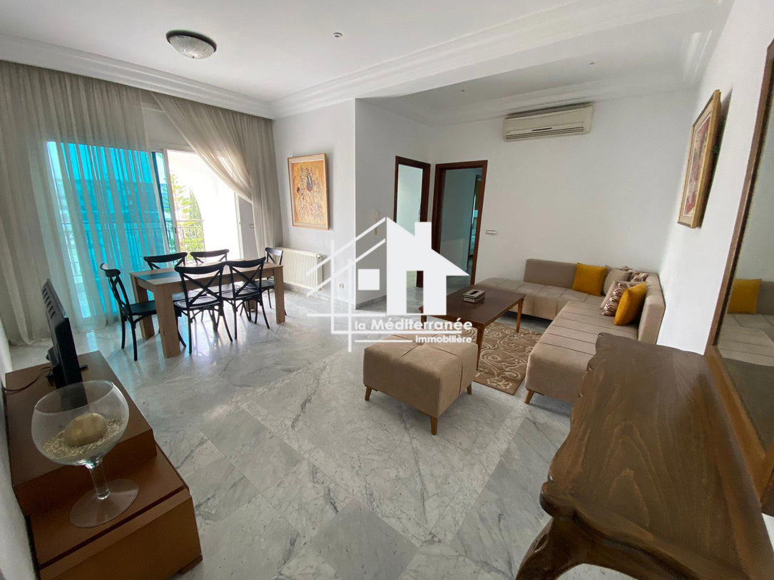 Un appartement S+2 meublé à louer au lac 2