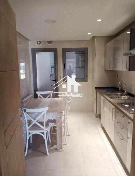 A louer appartement S+2 meublé à la Nouvelle Soukra