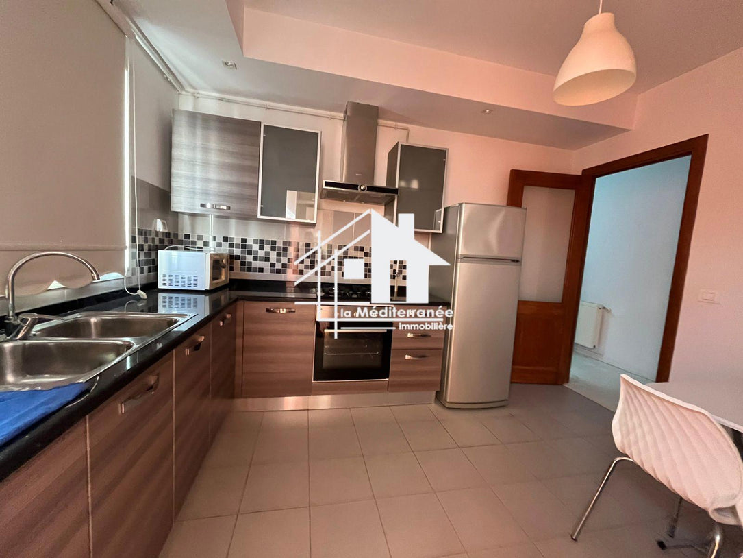 un appartement s+1 meublé à jardin de Carthage