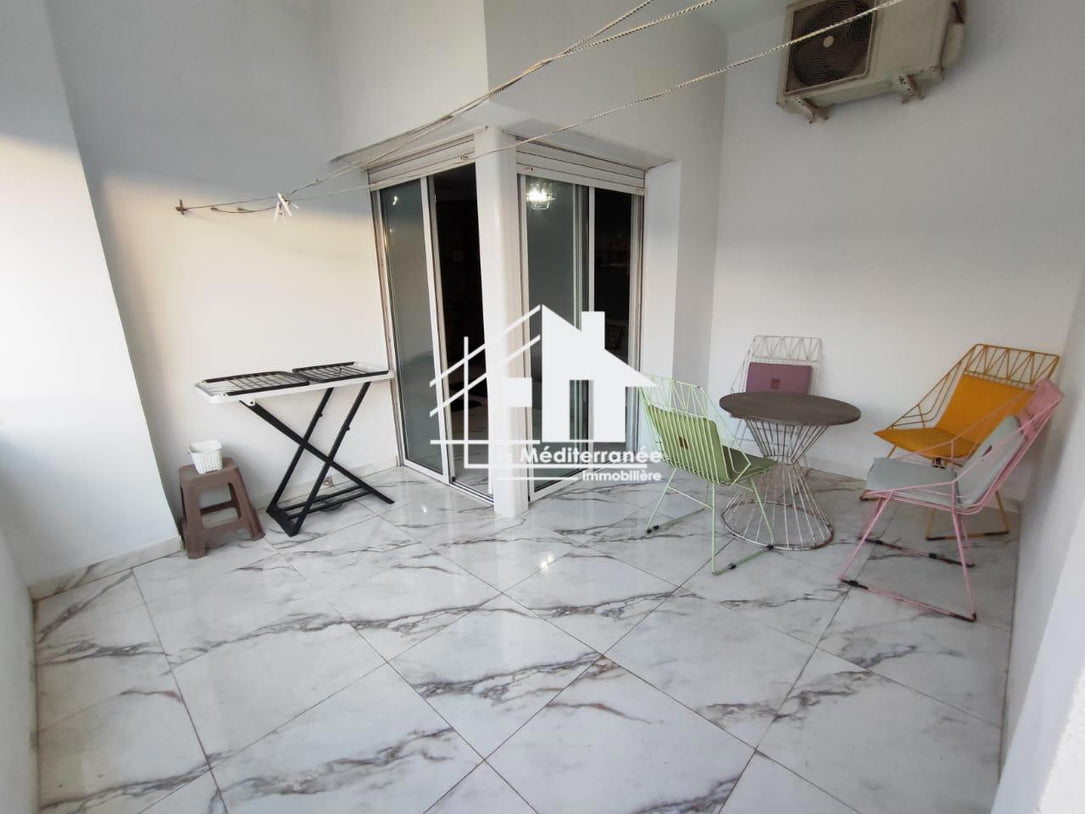 A louer un S+2 meublé à Chotrana 1