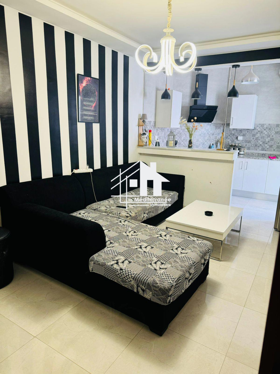 Appartement S+1 meublé à l'Aouina cité ElWahat