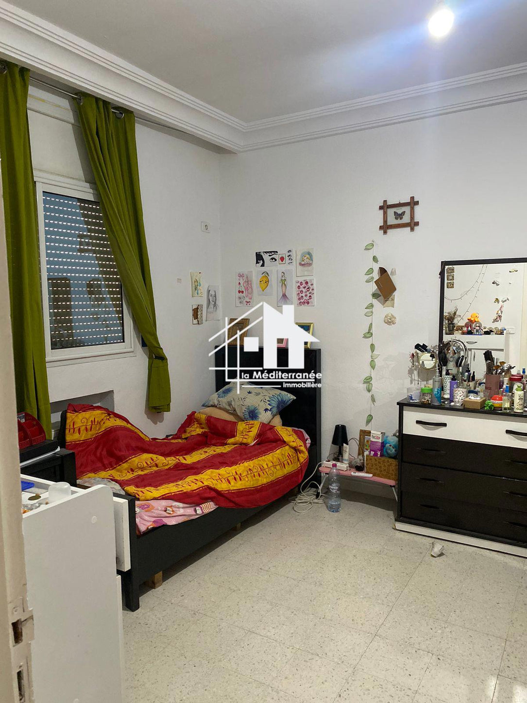 A louer étage de villa S+3 au bardo