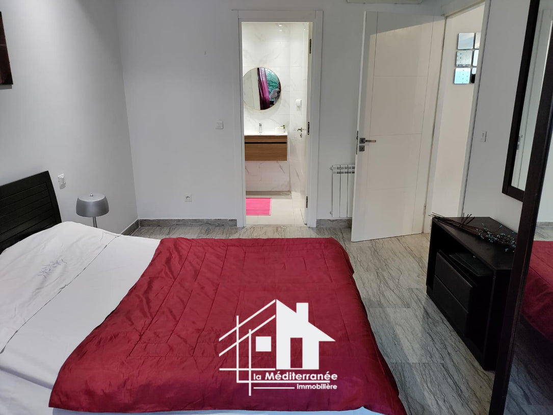 A louer appartement S+1 meublé à la Soukra